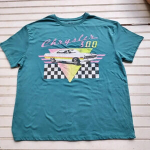 Original Chrysler 300 FCA US T-Shirt Mens Green White Pink 1971